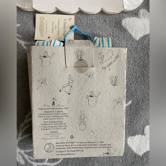 🐇 🪺🥕 Peter Rabbit Plates and Bags 🥕🪺🐇 - Picture 6 of 7